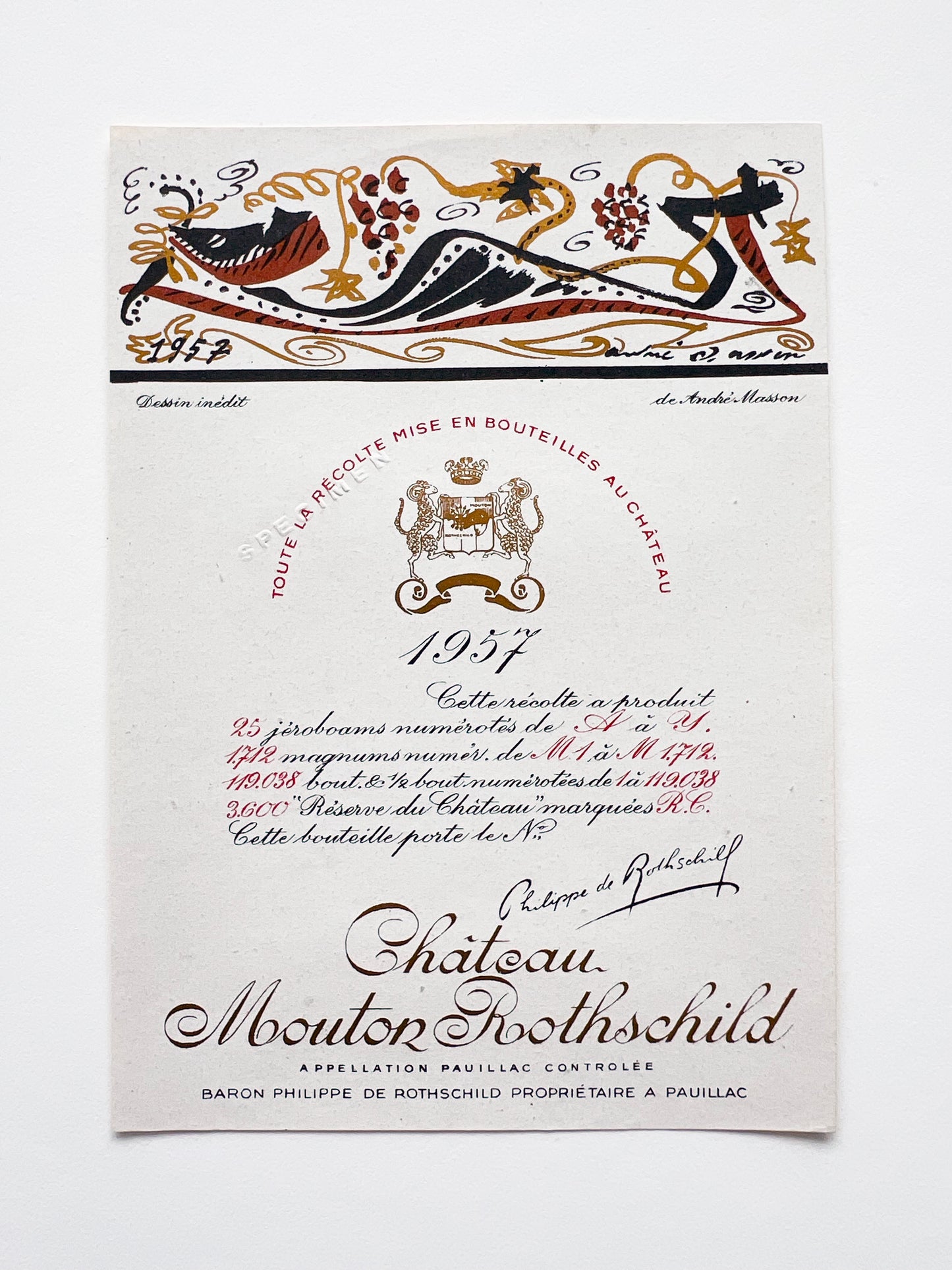 Wine - Artist Mulitple / Archival Print