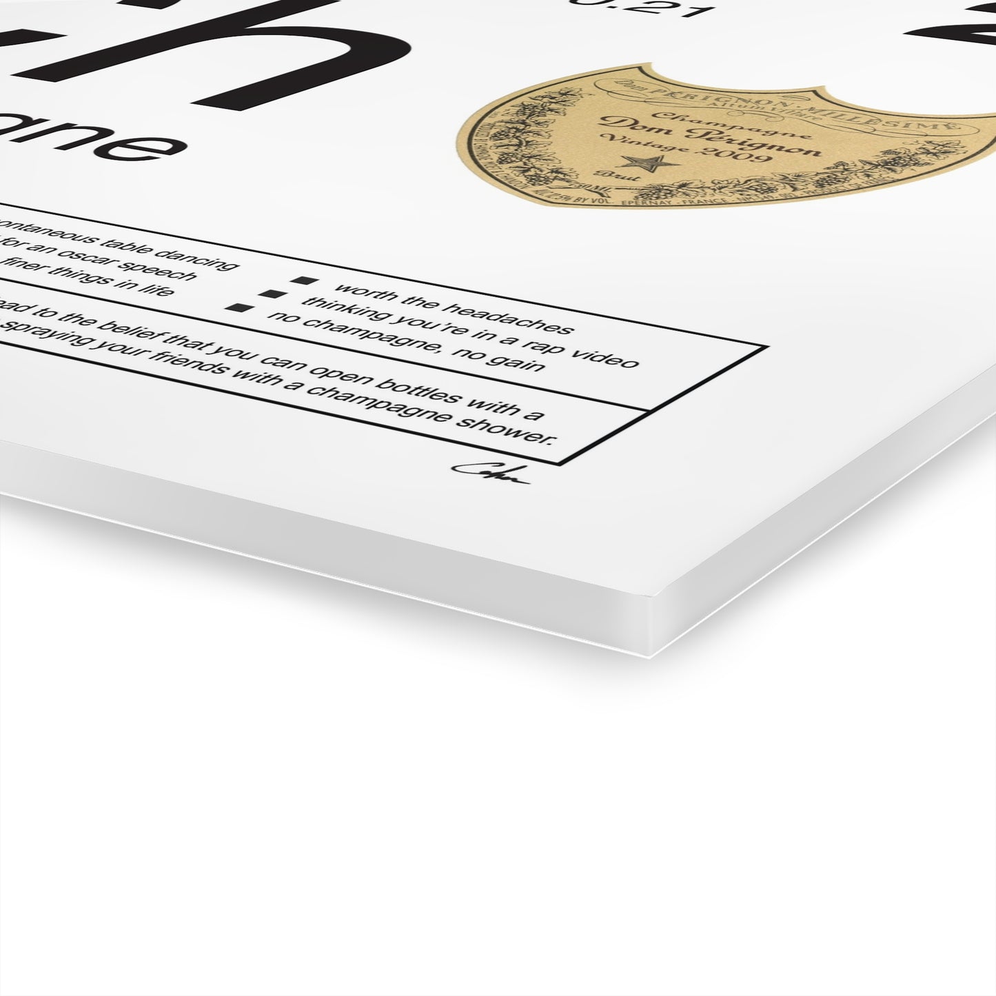 Champagne - 28 Acrylic Print