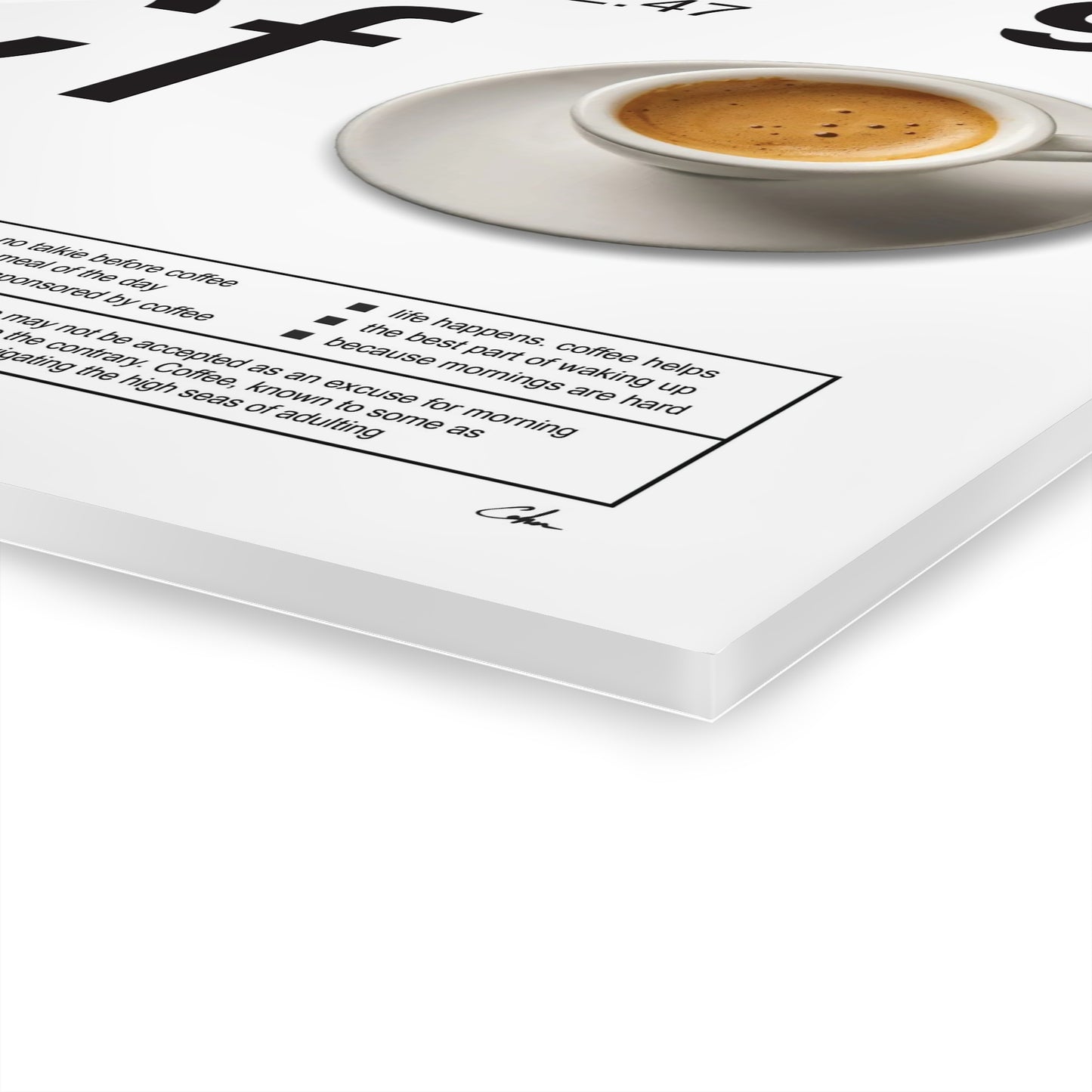 Coffee - 98 Acrylic Print