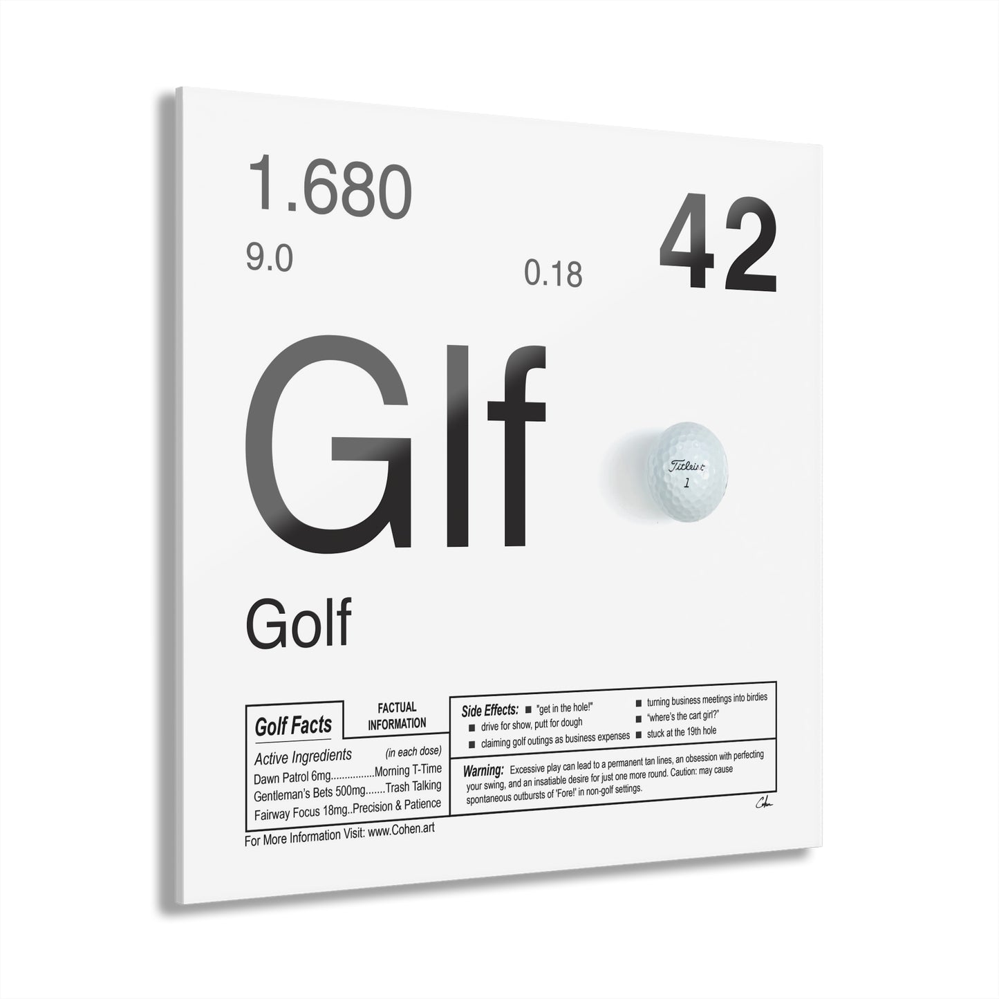 Golf - 42 Acrylic Print