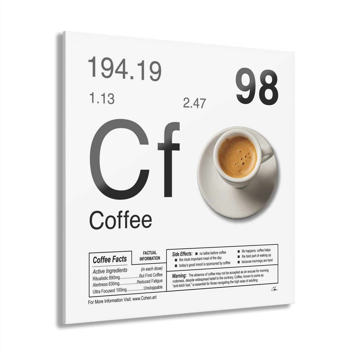 Coffee - 98 Acrylic Print