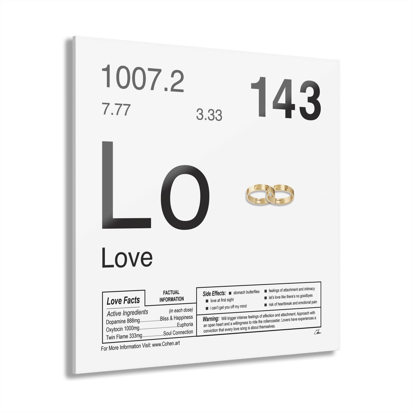 Love - 143 Acrylic Print