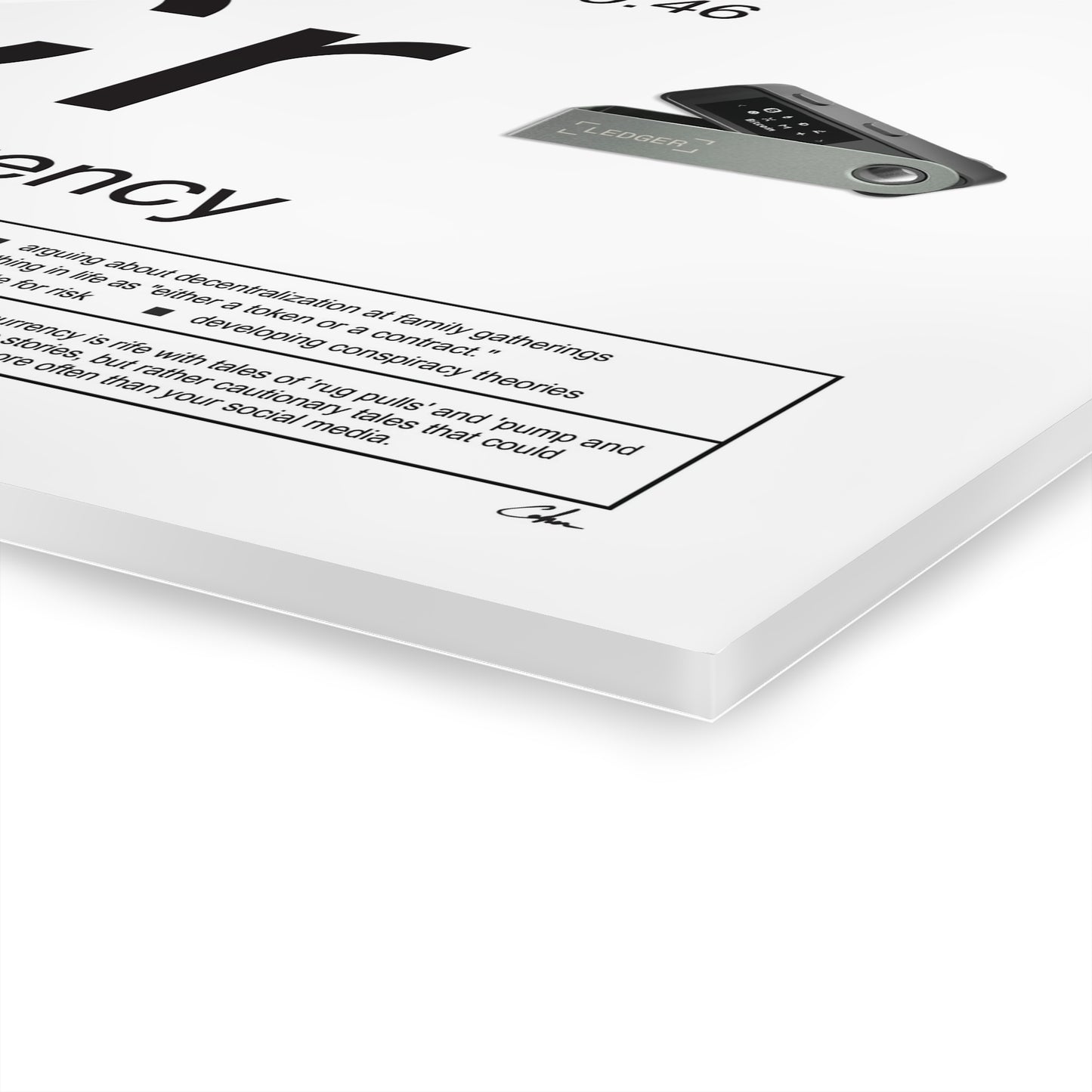 Crypto - 3 Acrylic Print