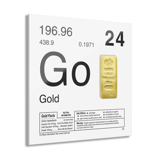 Gold - 24 Acrylic Print