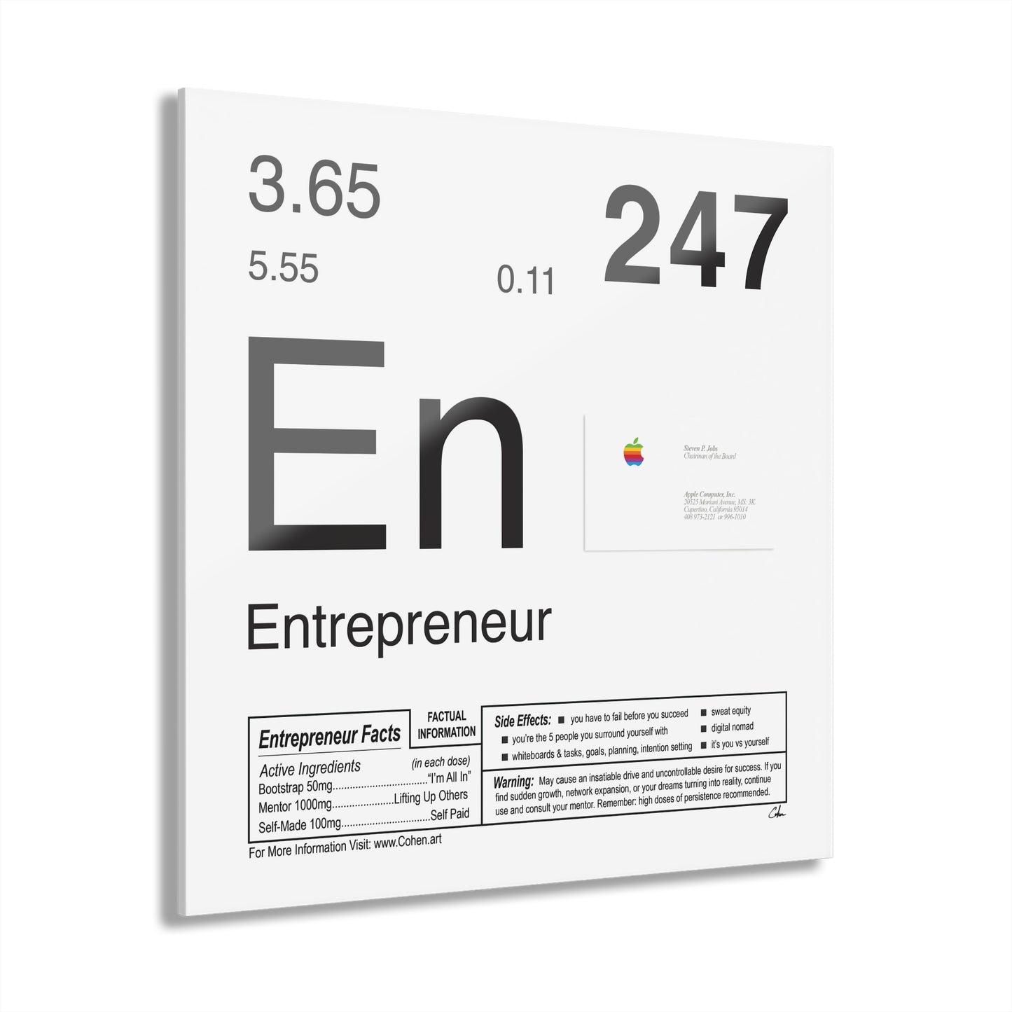 Entrepreneur - 247 Acrylic Print