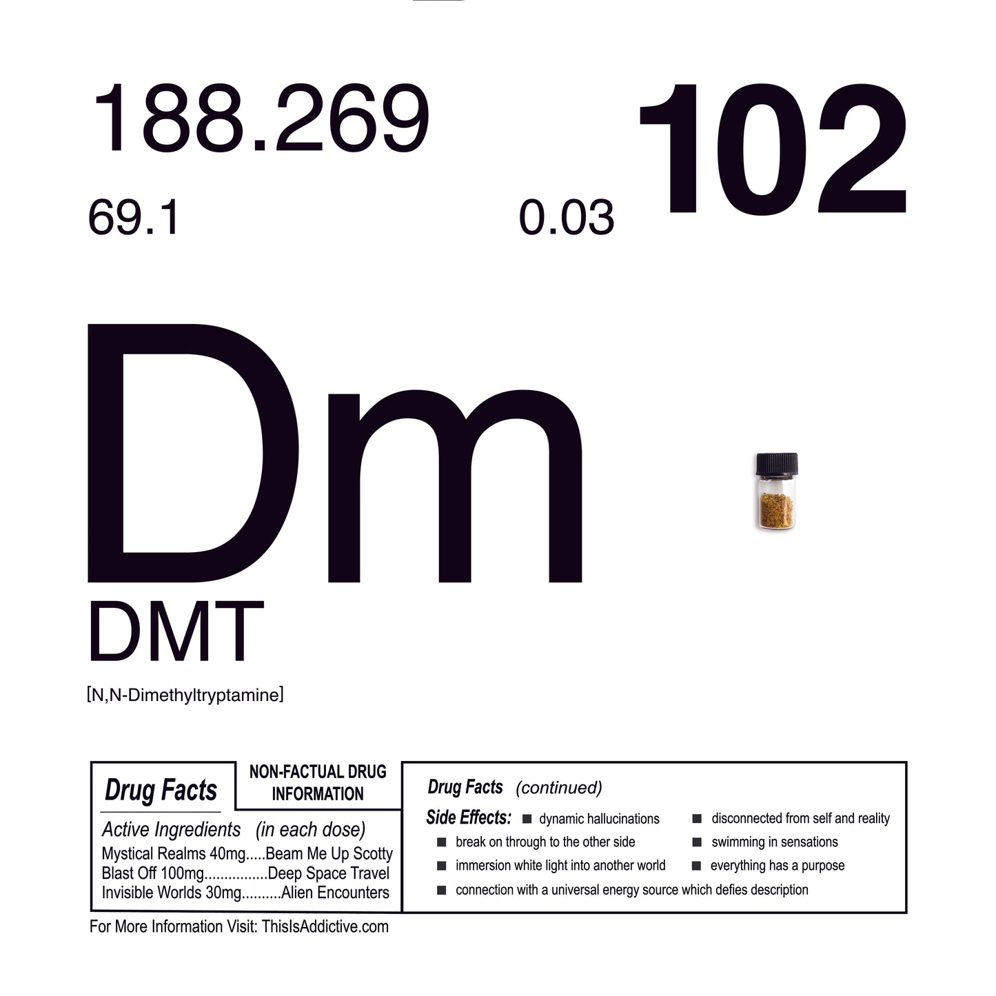 Periodic Table of Addiction Archival Prints