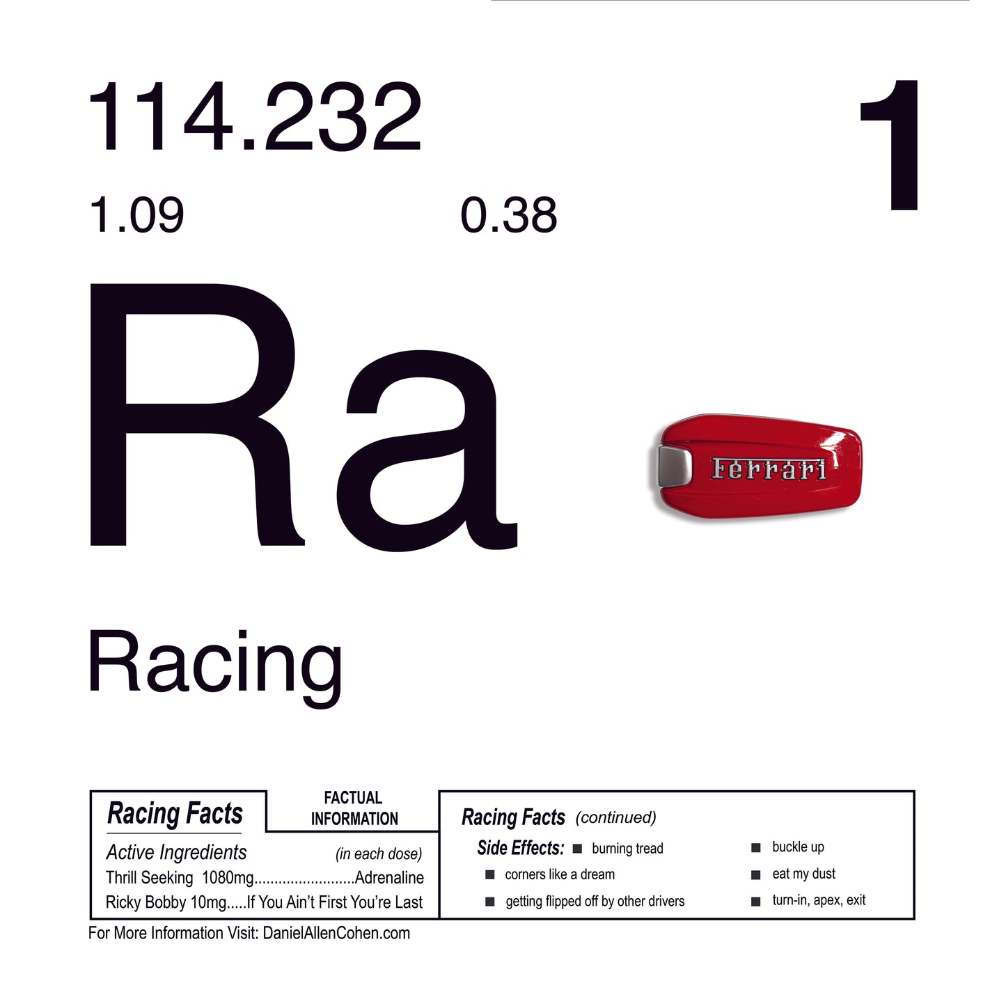 Periodic Table of Addiction Archival Prints