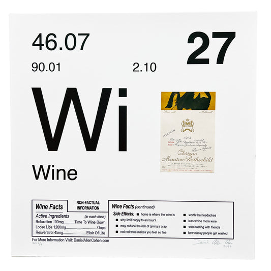 Wine - Artist Mulitple / Archival Print