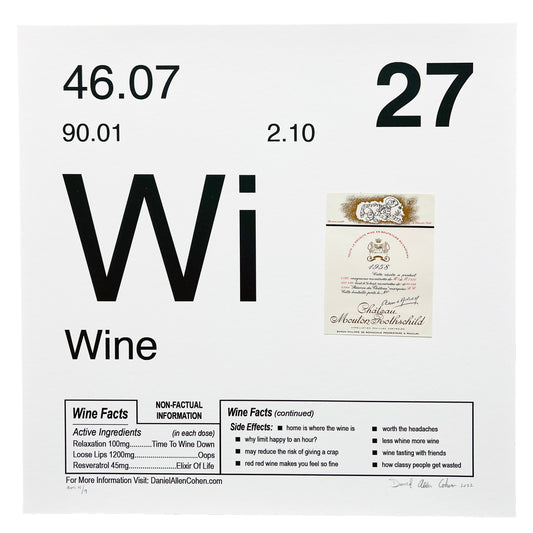 Wine - Artist Mulitple / Archival Print